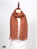 SCARF, LINEN, LEO, LARGE